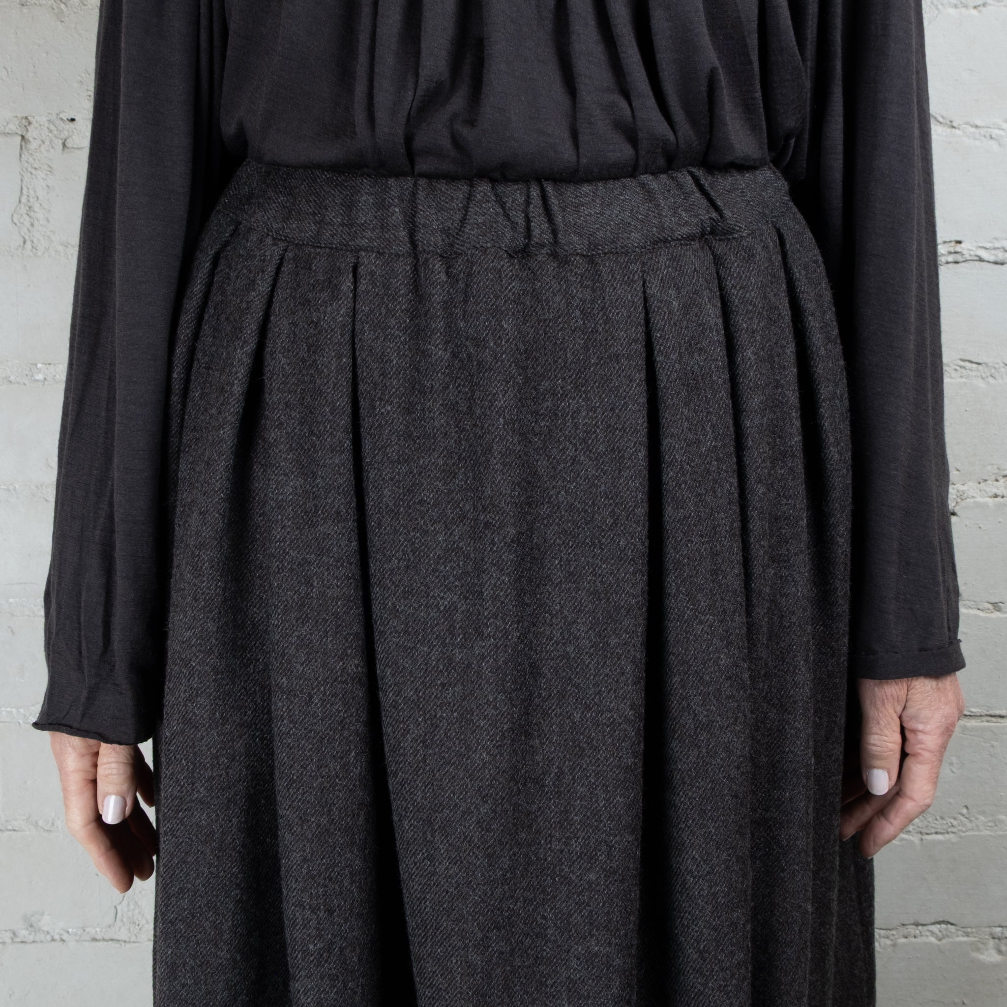 Elsa Esturgie Ombre Wool Skirt