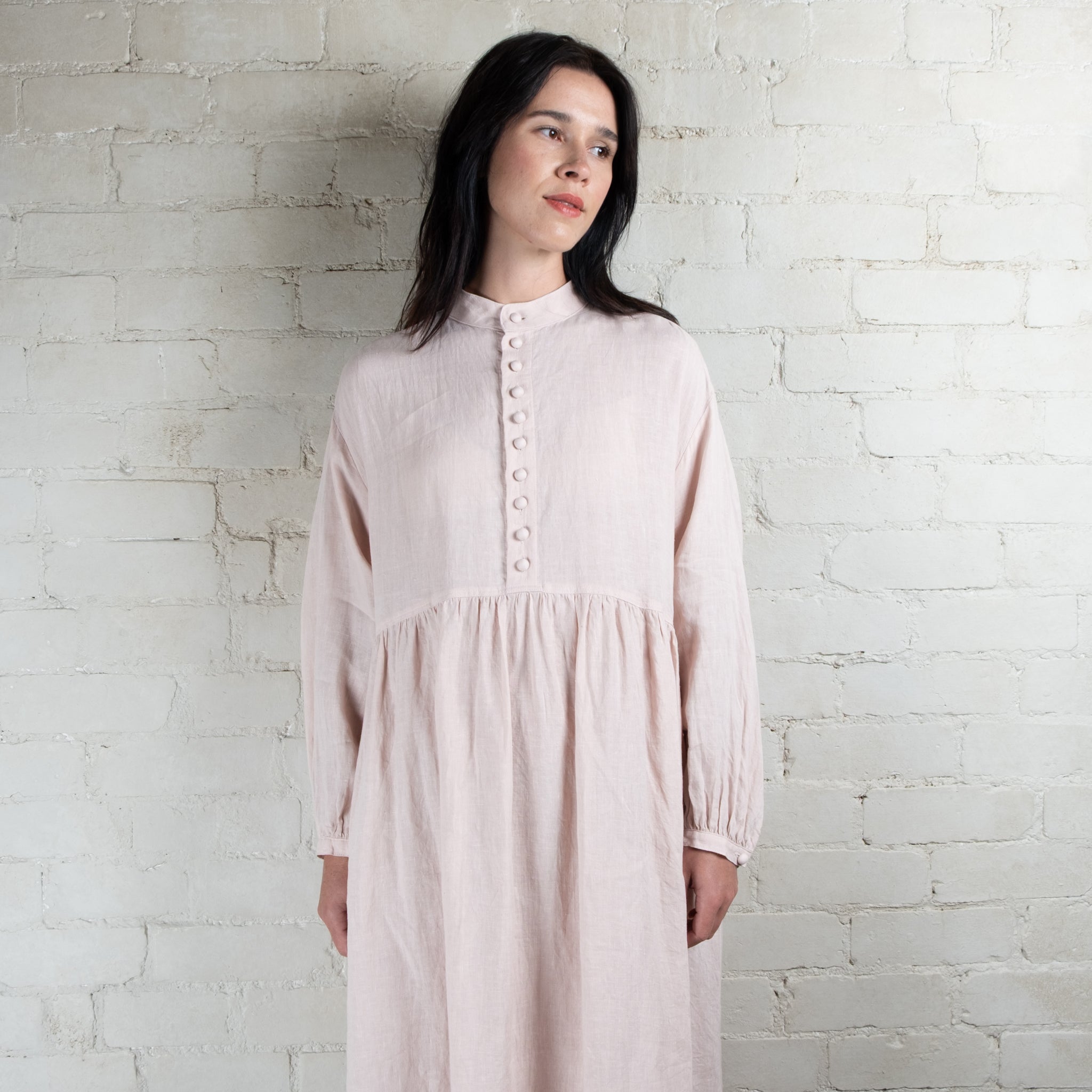 Ichi Antiquités French Linen Dress