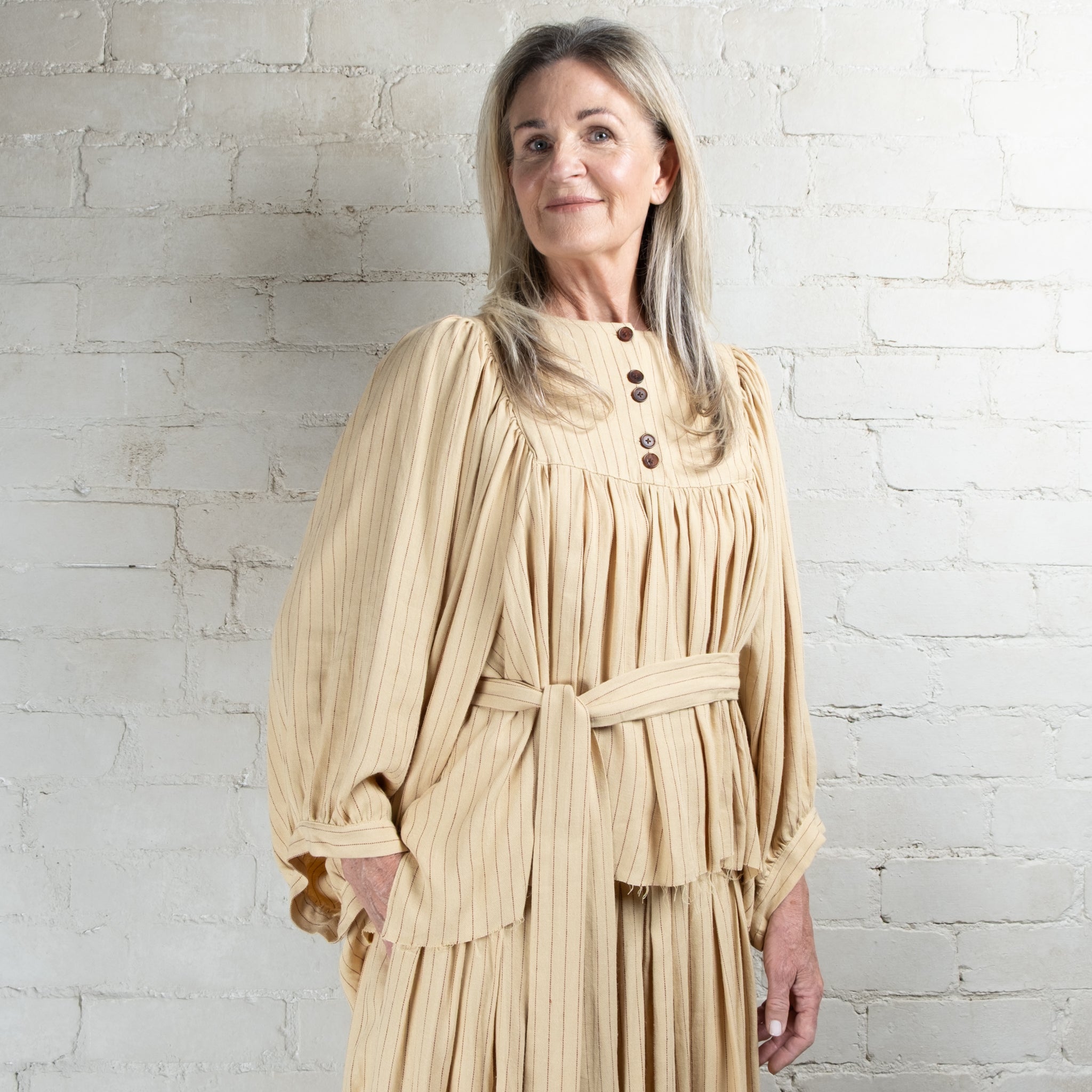 Aleksandr Manamaïs Herritage Treasury Striped Blouse