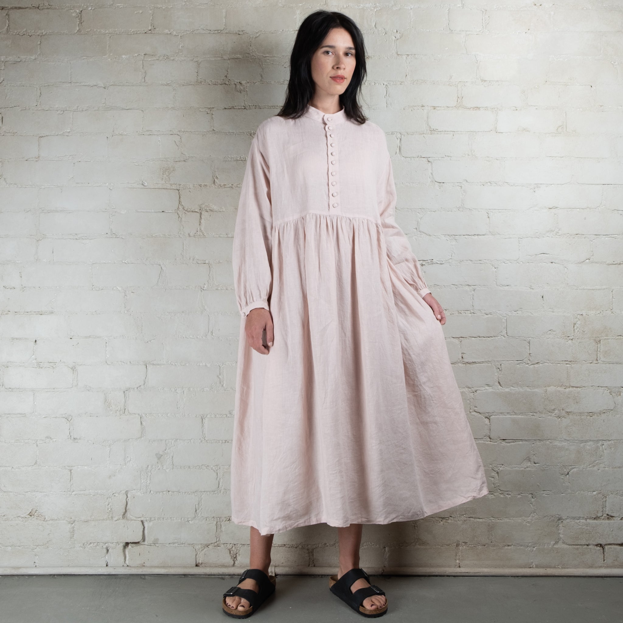 Ichi Antiquités French Linen Dress