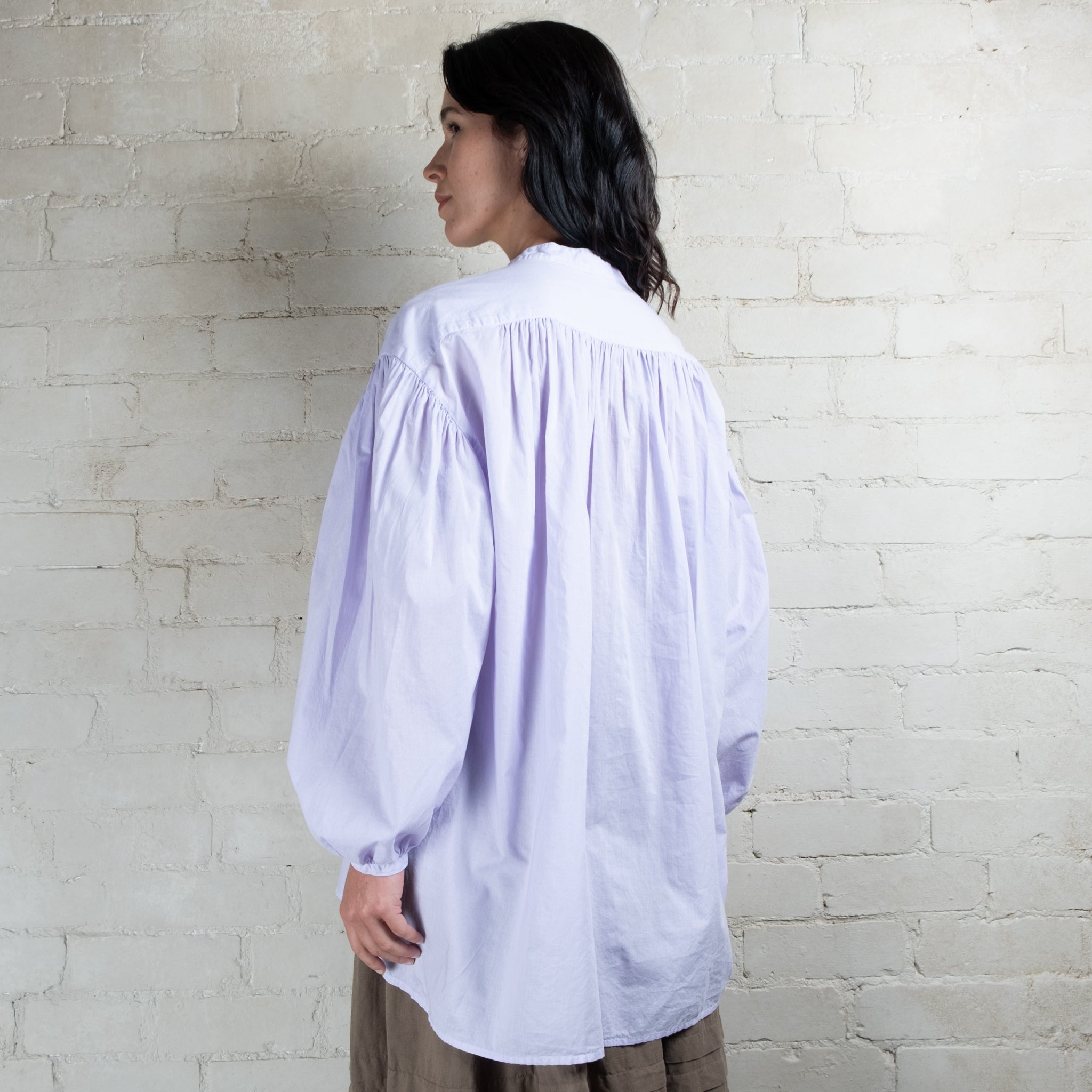 Violetta Organic Cotton Alba Pintuck Shirt