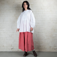 Violetta Organic Cotton Alba Pintuck Shirt
