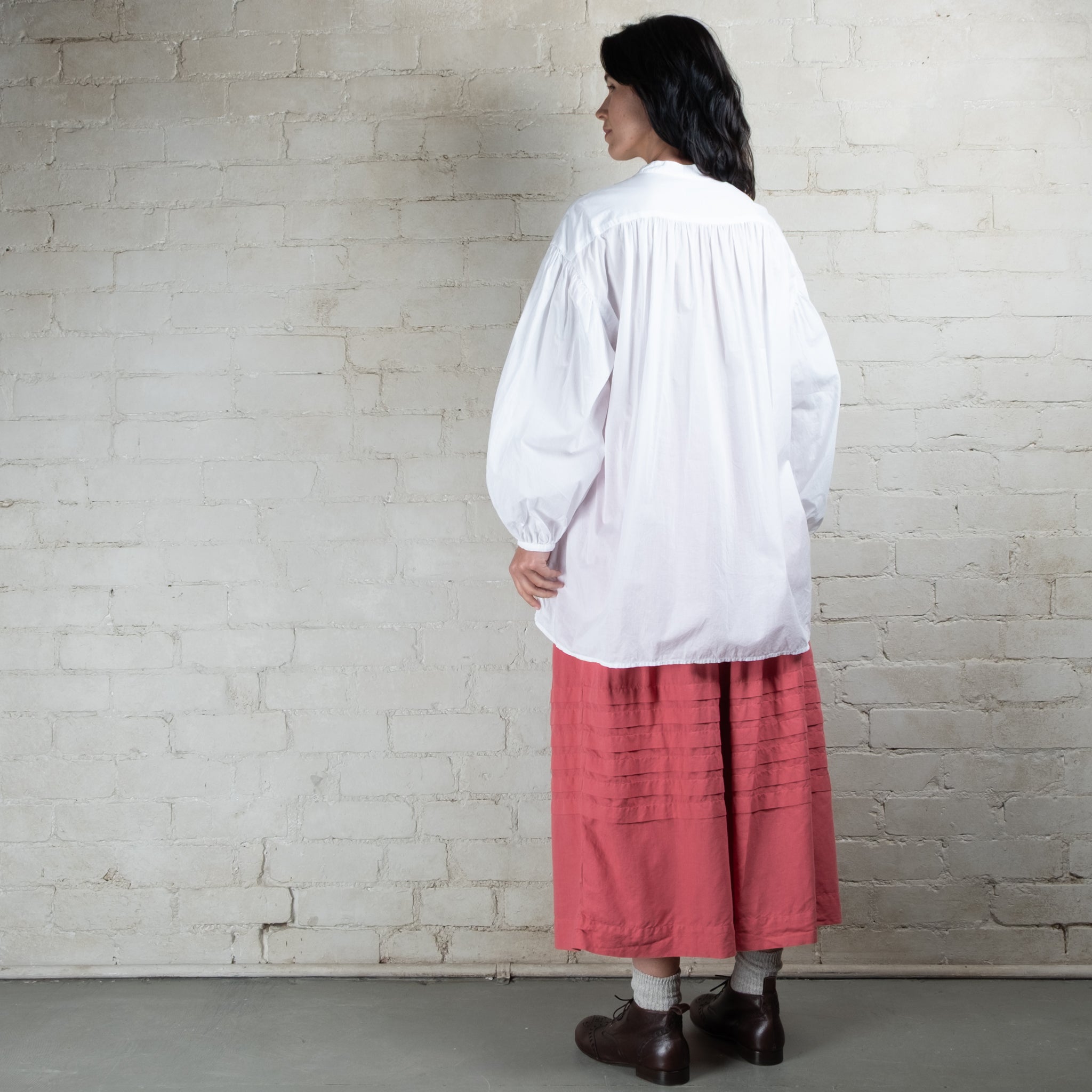 Violetta Prairie Linen Cotton Skirt