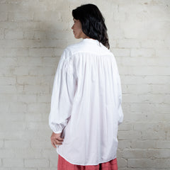 Violetta Organic Cotton Alba Pintuck Shirt