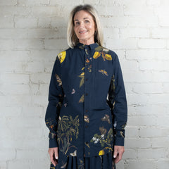Aleksandr Manamaïs Natura Blue Panel Detail Shirt