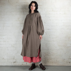 Violetta Linen Cotton Alba Pintuck Duster Dress