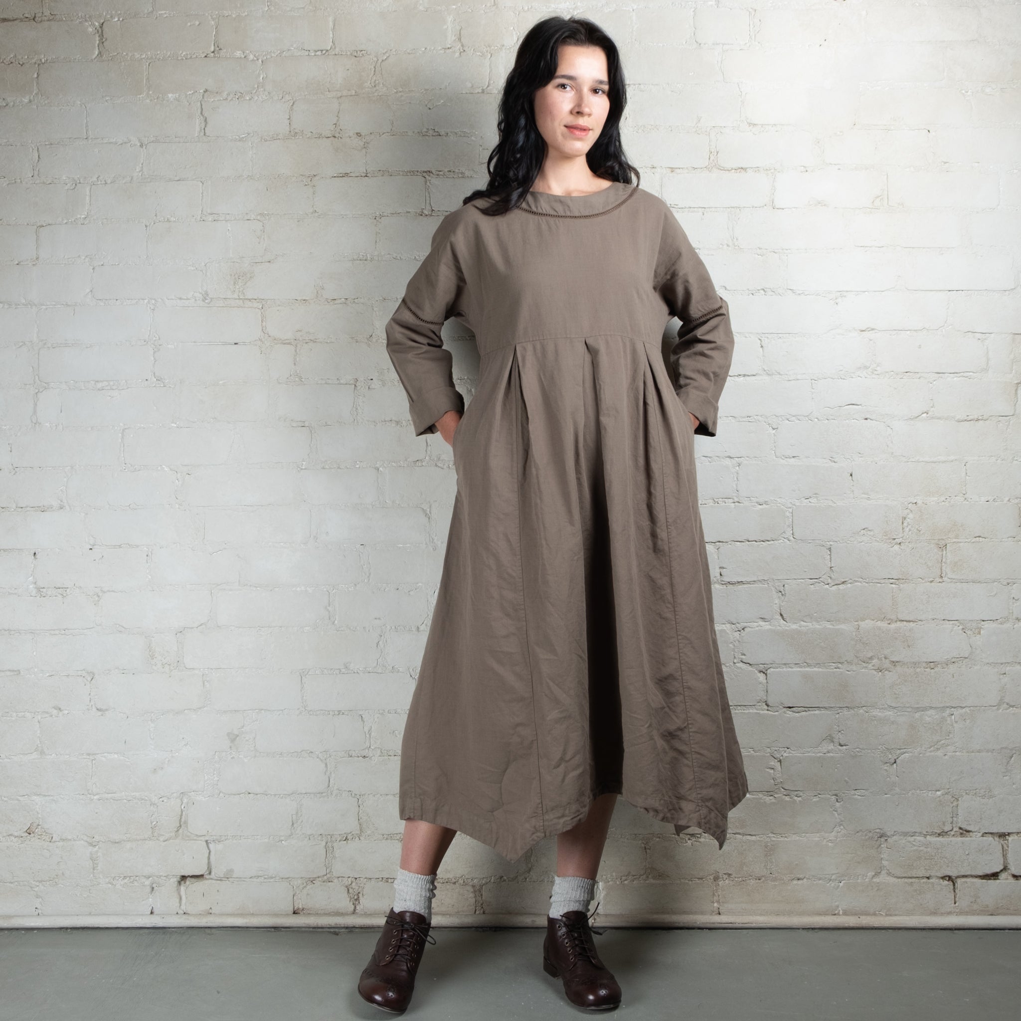 Violetta Albertine Linen Cotton Dress