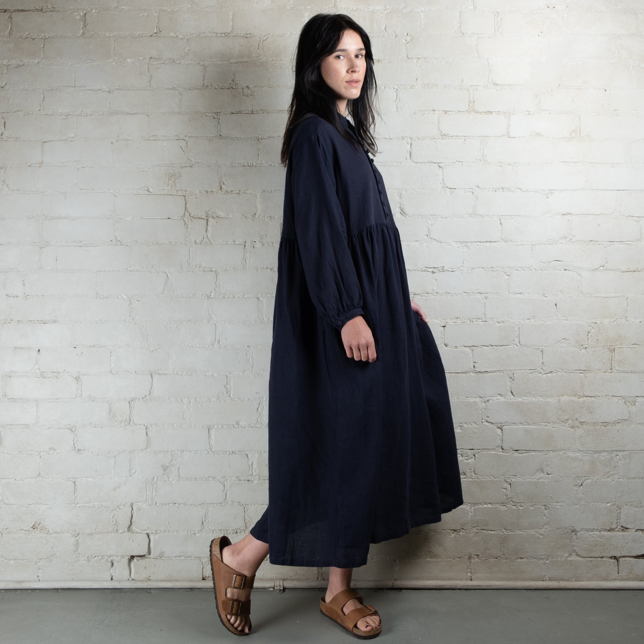 Ichi Antiquités French Linen Dress