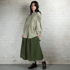 Violetta Prairie Linen Cotton Skirt