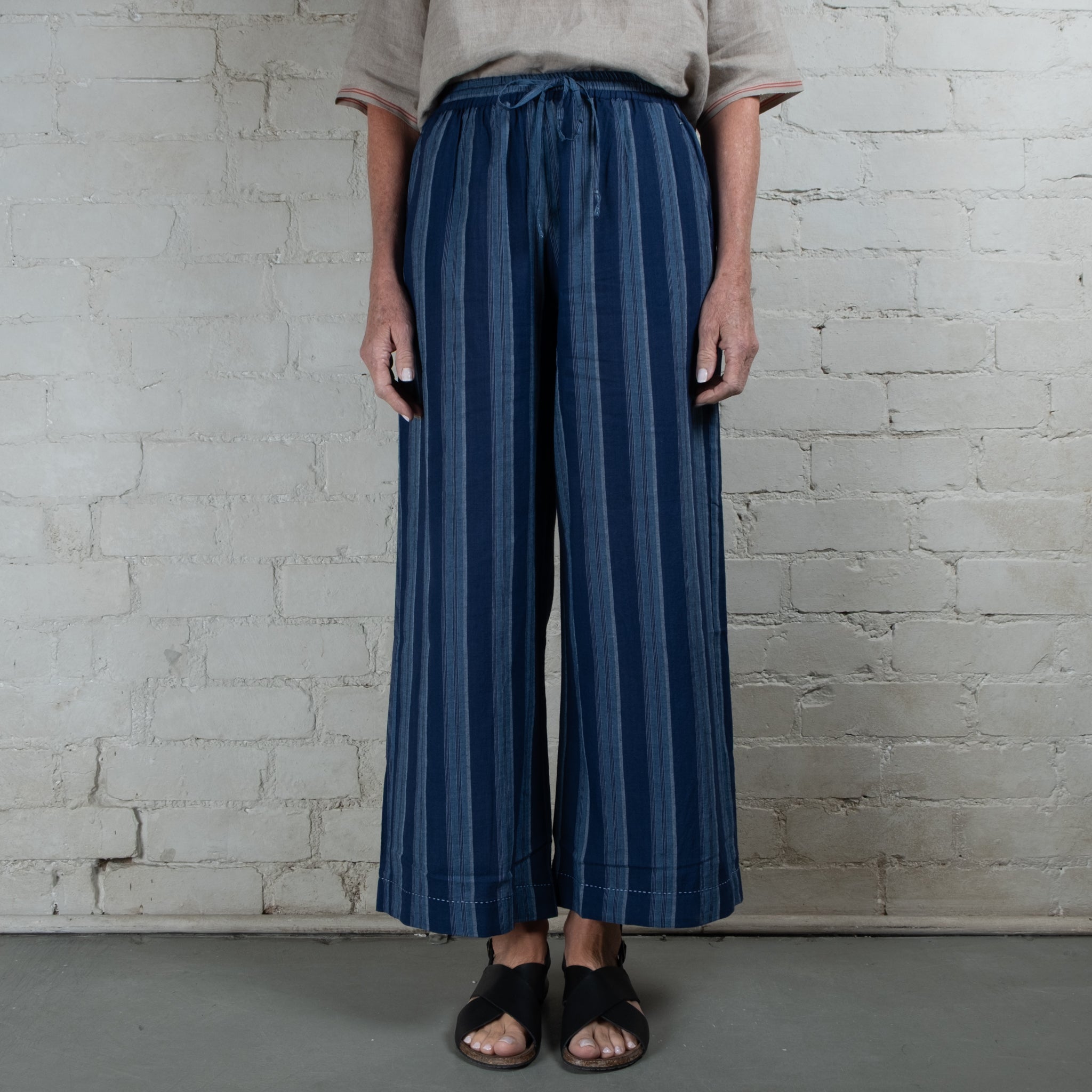 Dve Dityaa Cotton Stripe Pants