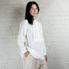 Ichi Antiquités India random Stripe Cotton Linen Pants