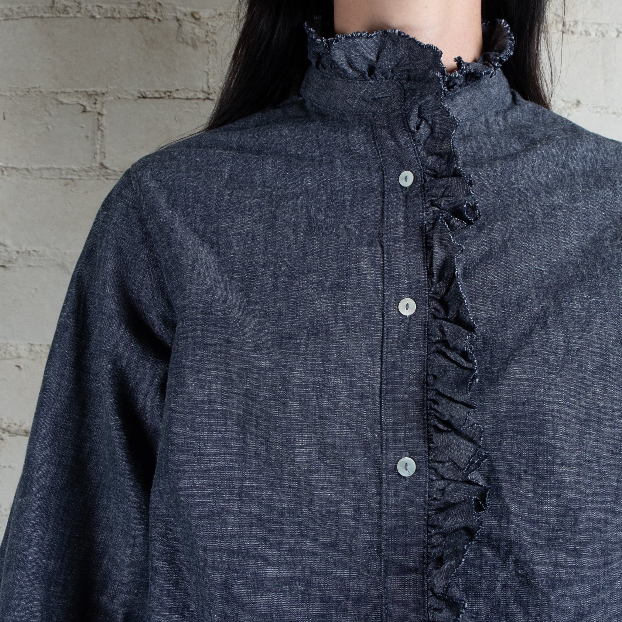 Ichi Antiquités Cotton Linen Shirt