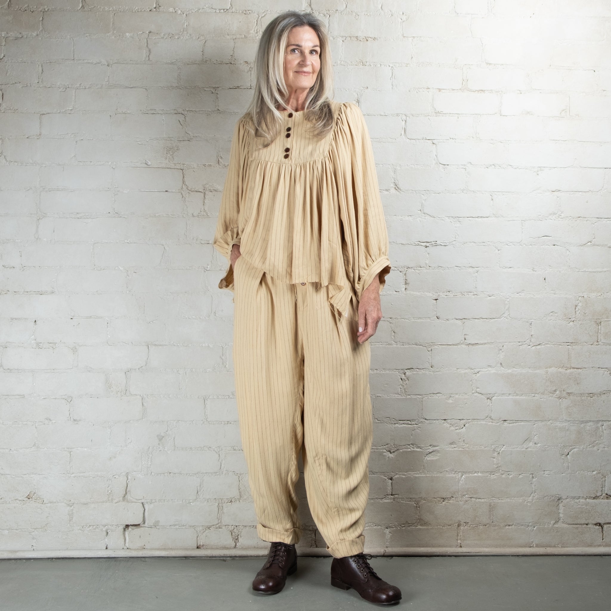 Aleksandr Manamaïs Hector Heritage Striped Pants