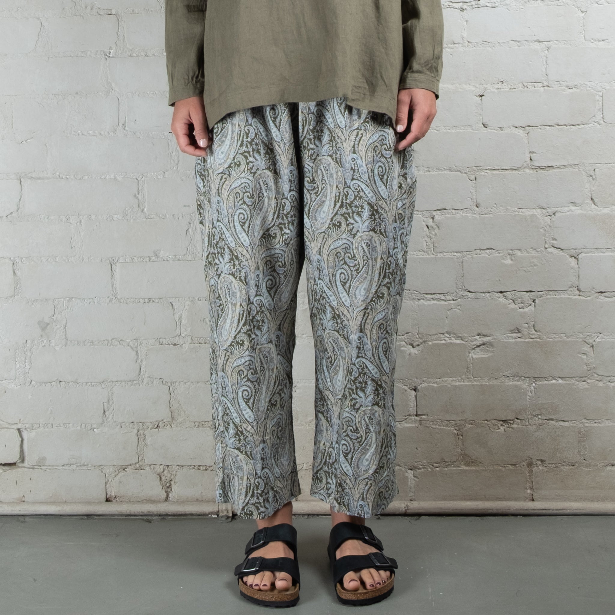 Ichi Antiquités Liberty Print Cotton Pants