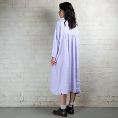 Violetta Charlotte Linen Pintuck Smock Dress