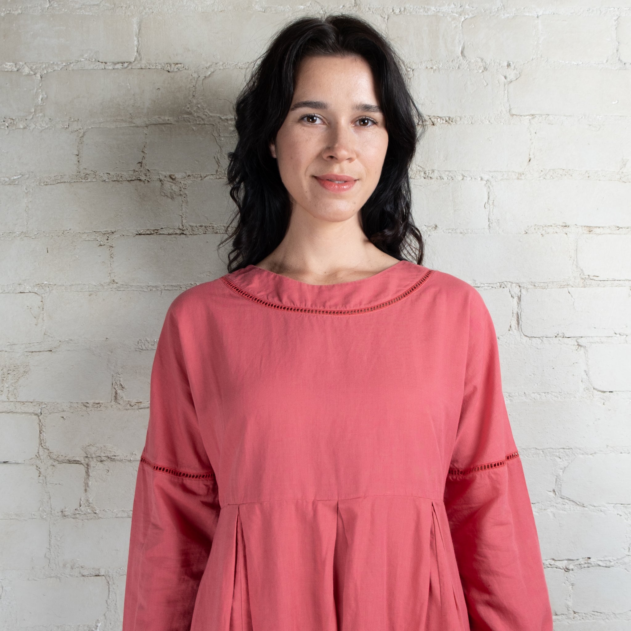 Violetta Albertine Linen Cotton Dress