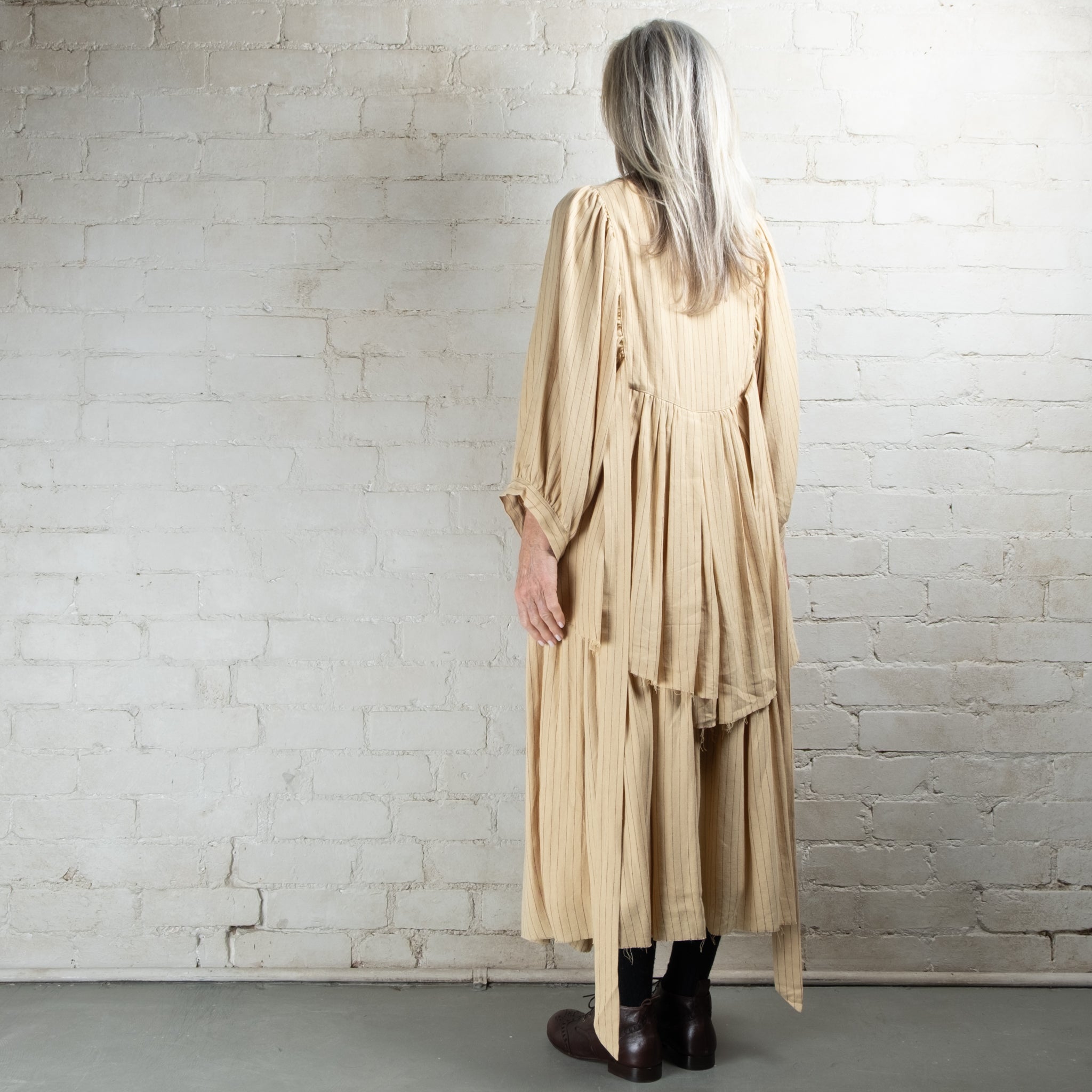 Aleksandr Manamaïs Madelaine Plissé Heritage Striped Skirt