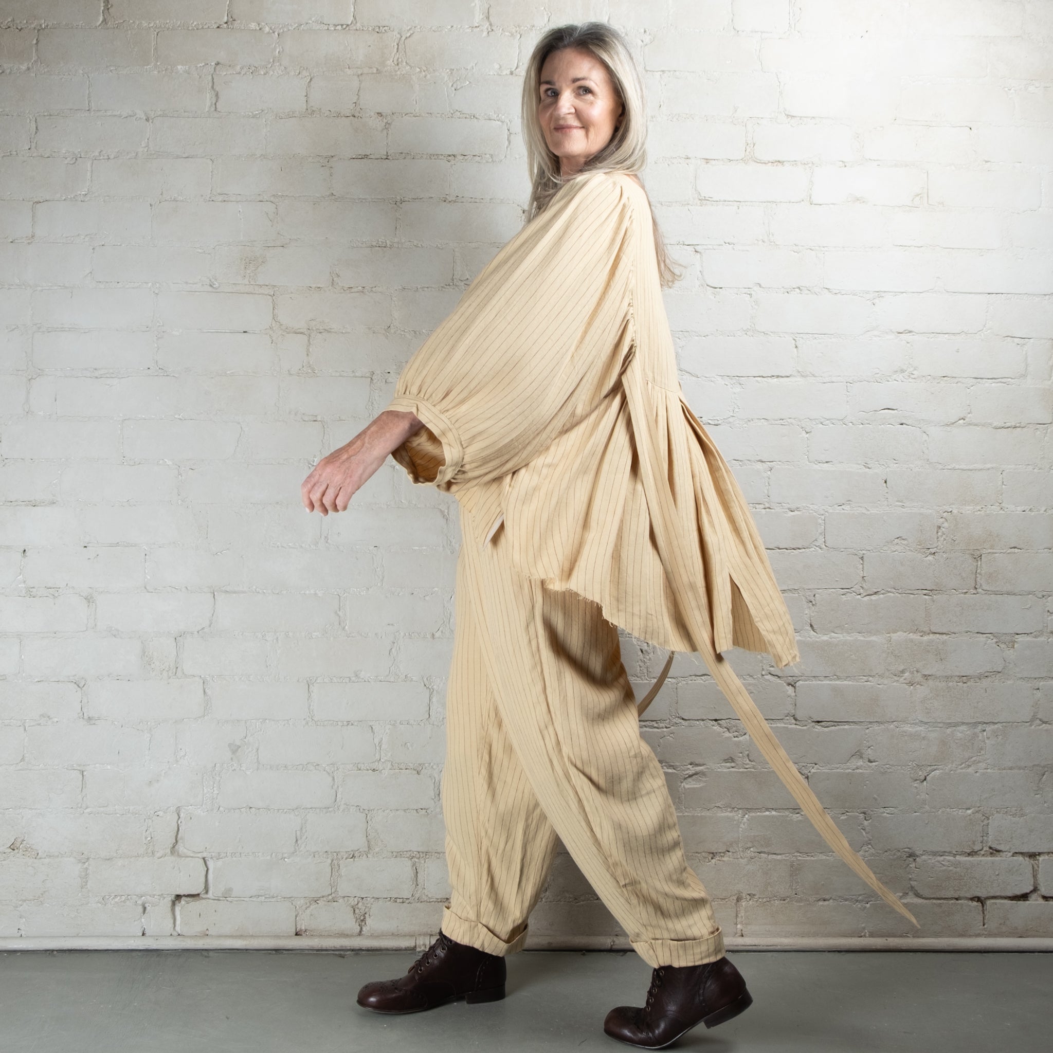 Aleksandr Manamaïs Herritage Treasury Striped Blouse