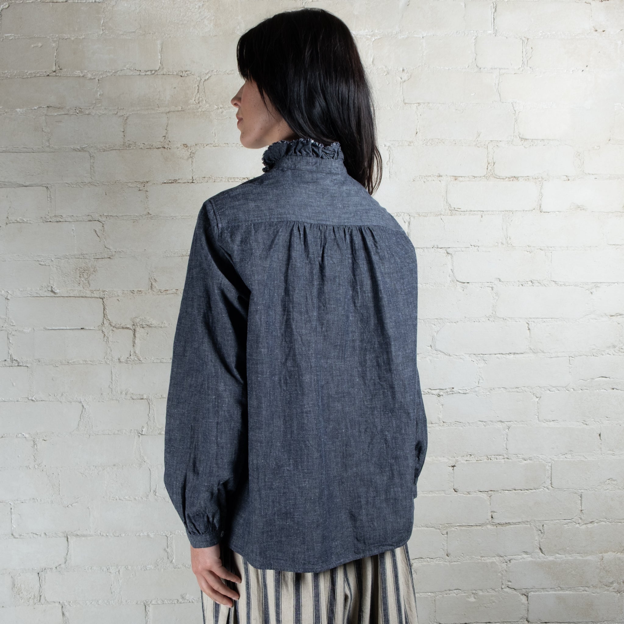 Ichi Antiquités Cotton Linen Shirt