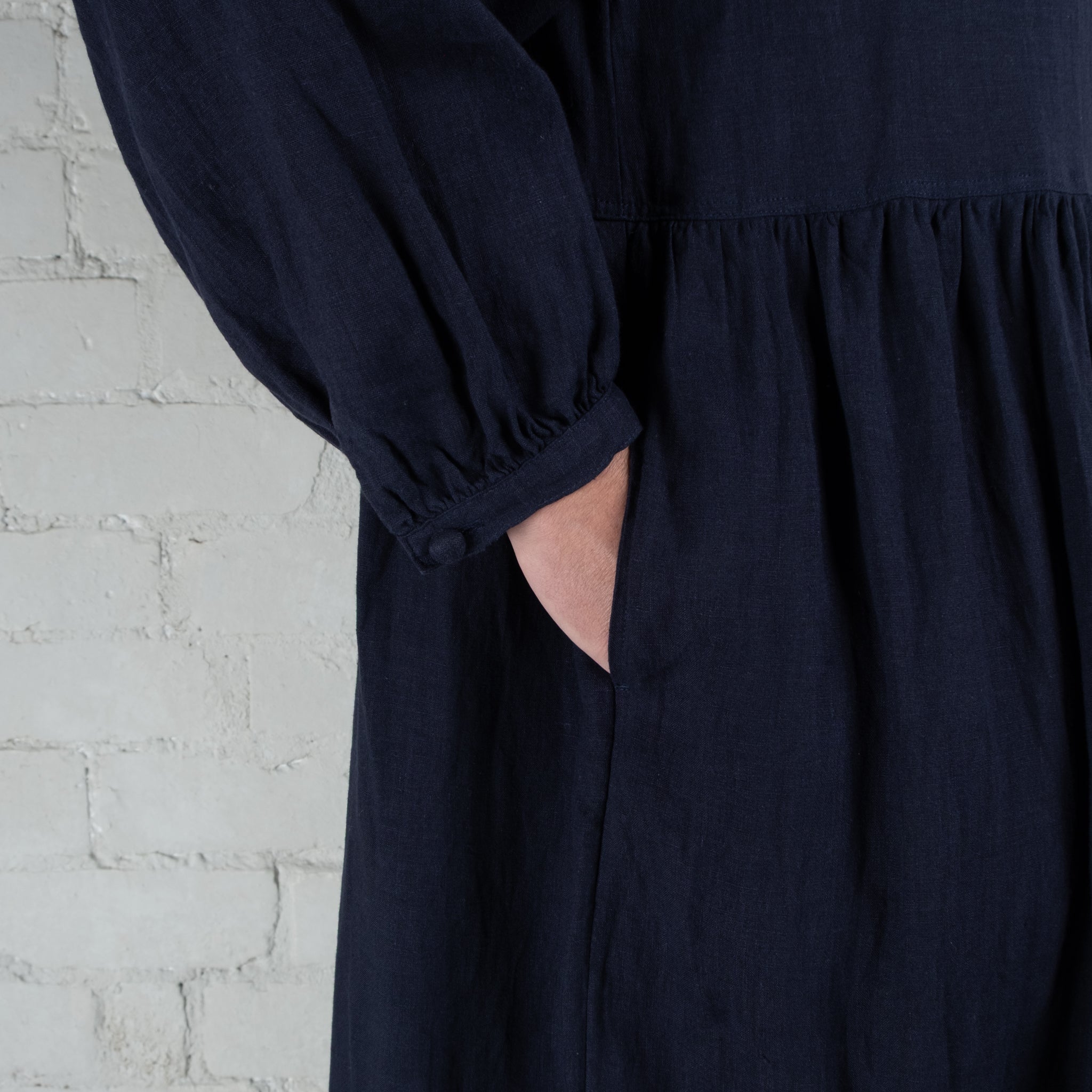 Ichi Antiquités French Linen Dress