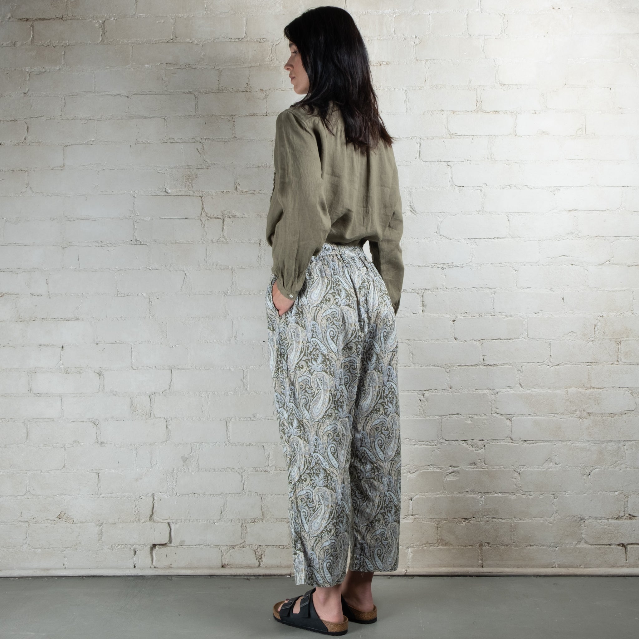 Ichi Antiquités Liberty Print Cotton Pants