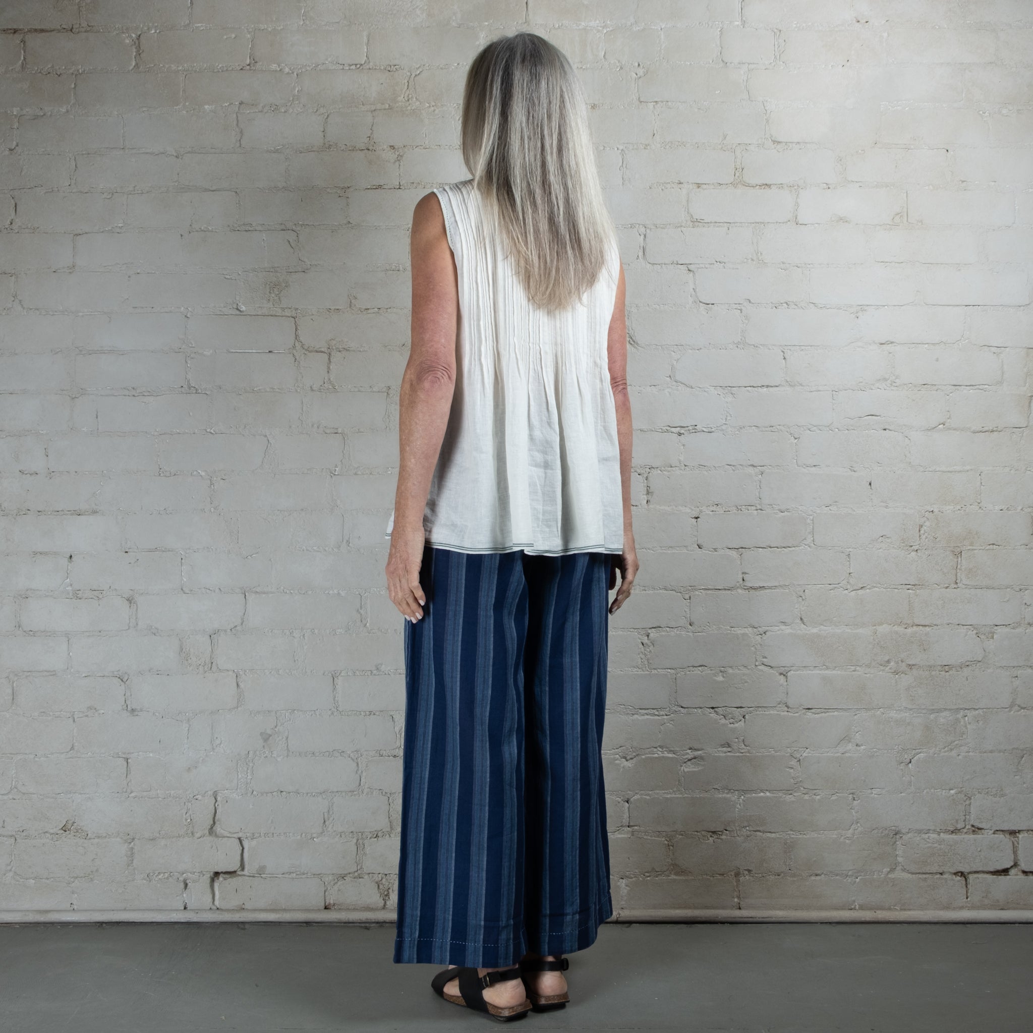 Dve Dityaa Cotton Stripe Pants