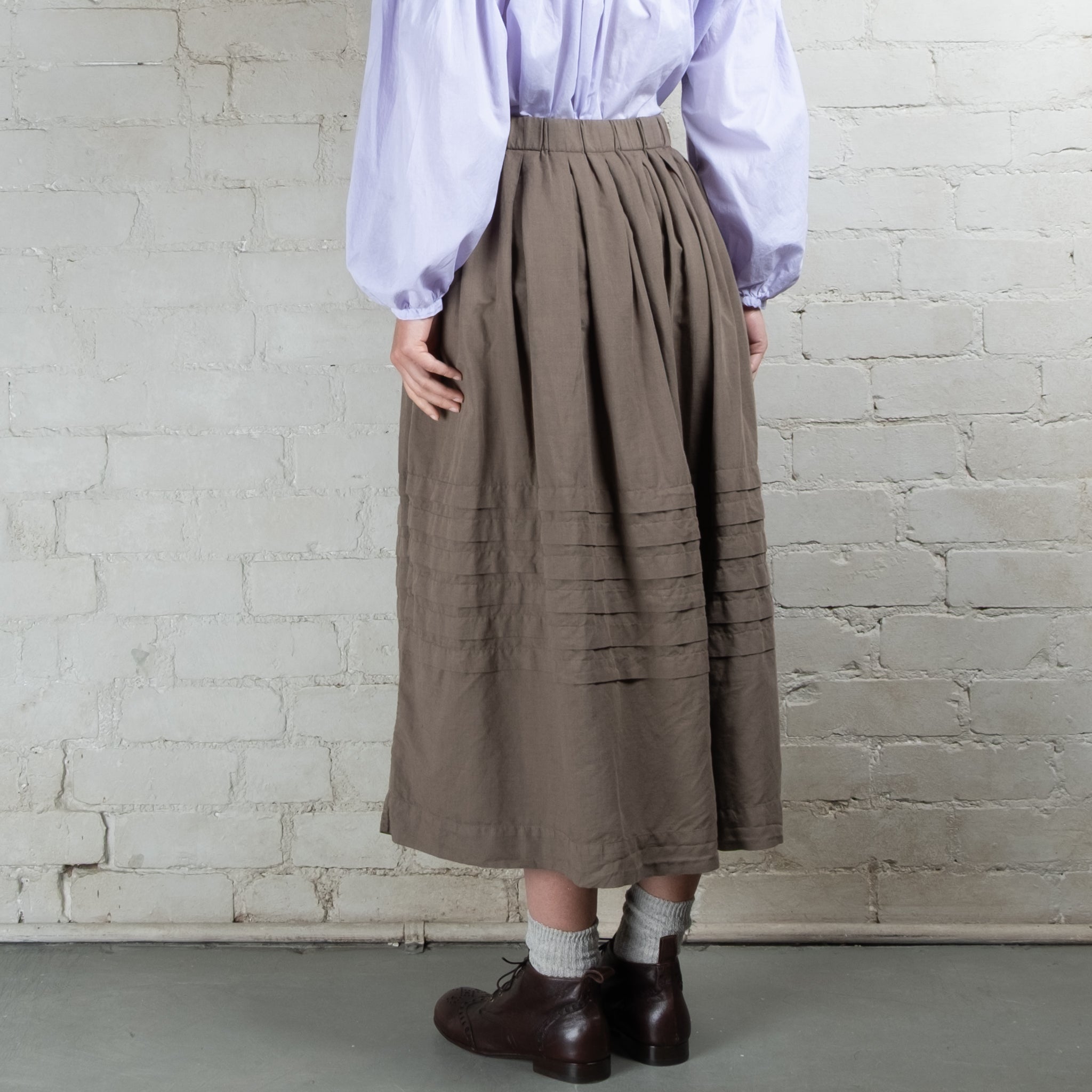 Violetta Prairie Linen Cotton Skirt