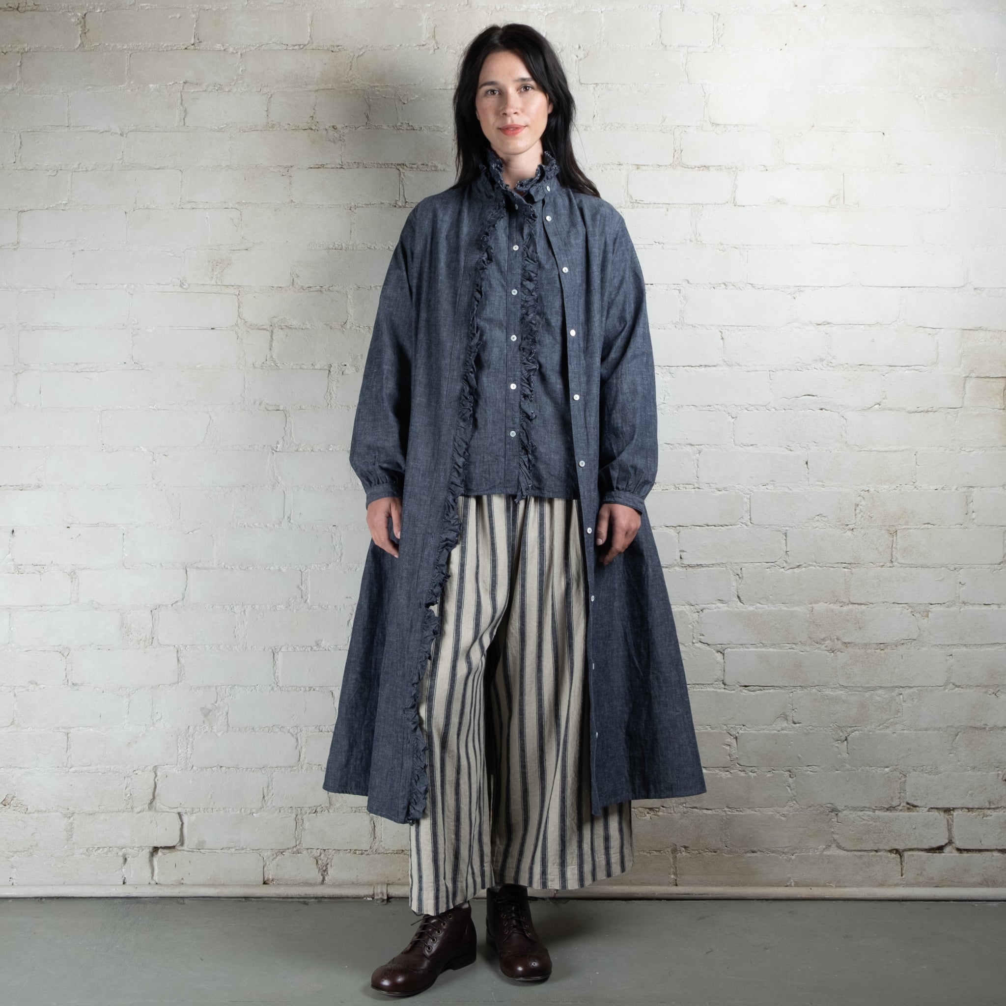 Ichi Antiquités Cotton Linen Shirt