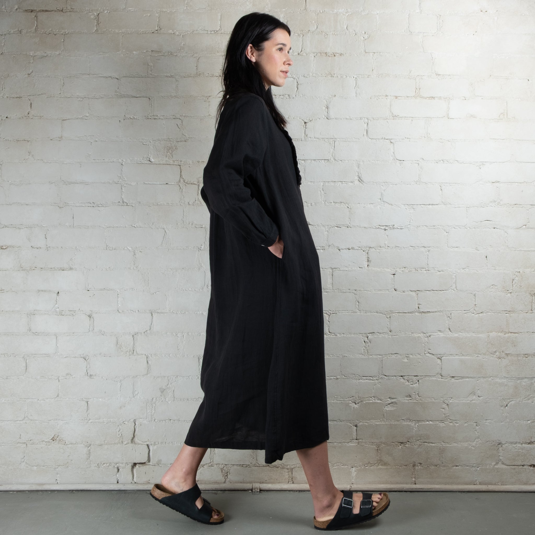 Ichi Antiquités French Linen Dress