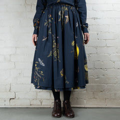 Aleksandr Manamaïs Natura Bleu Double Layer Skirt
