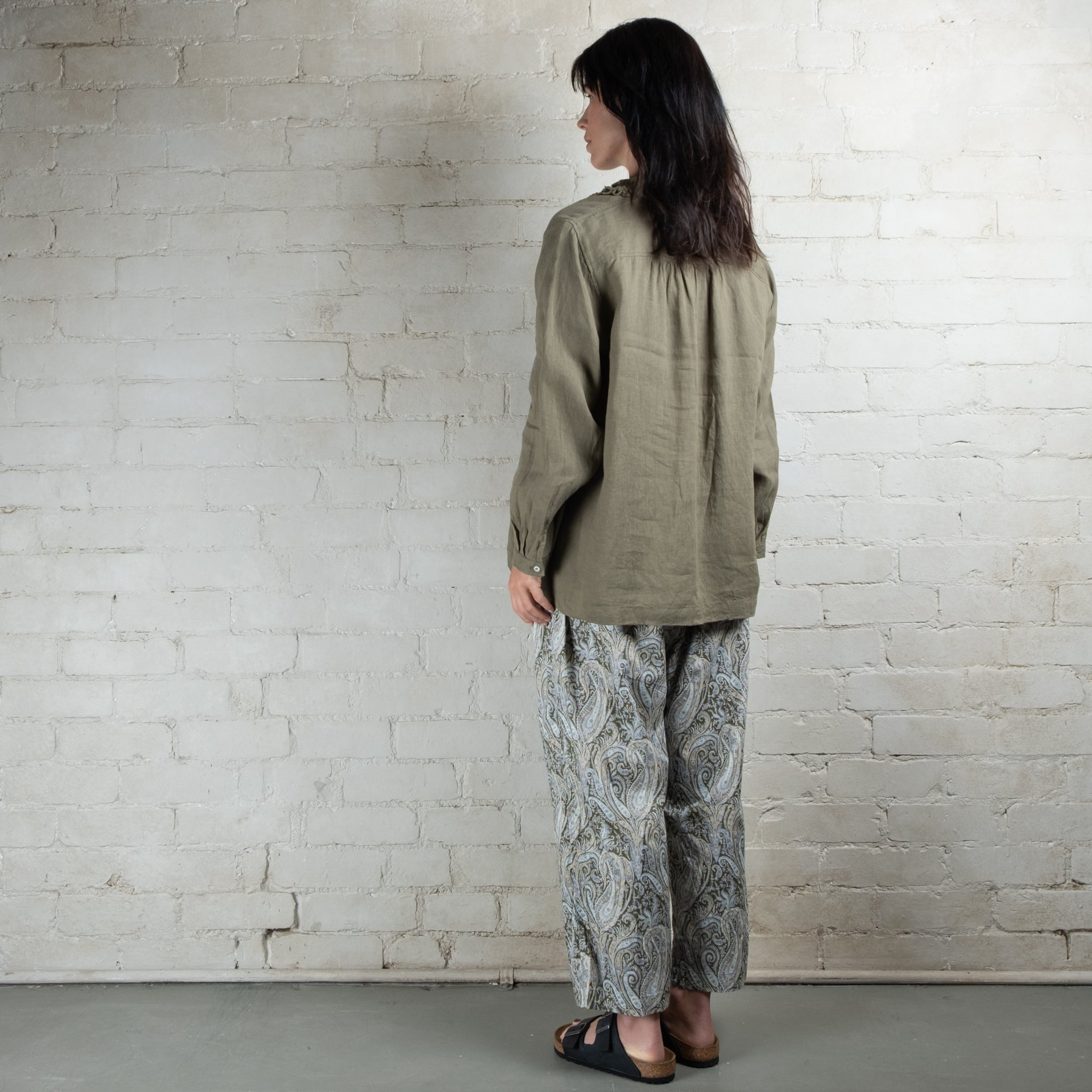 Ichi Antiquités Liberty Print Cotton Pants