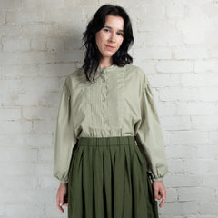 Violetta Prairie Linen Cotton Skirt