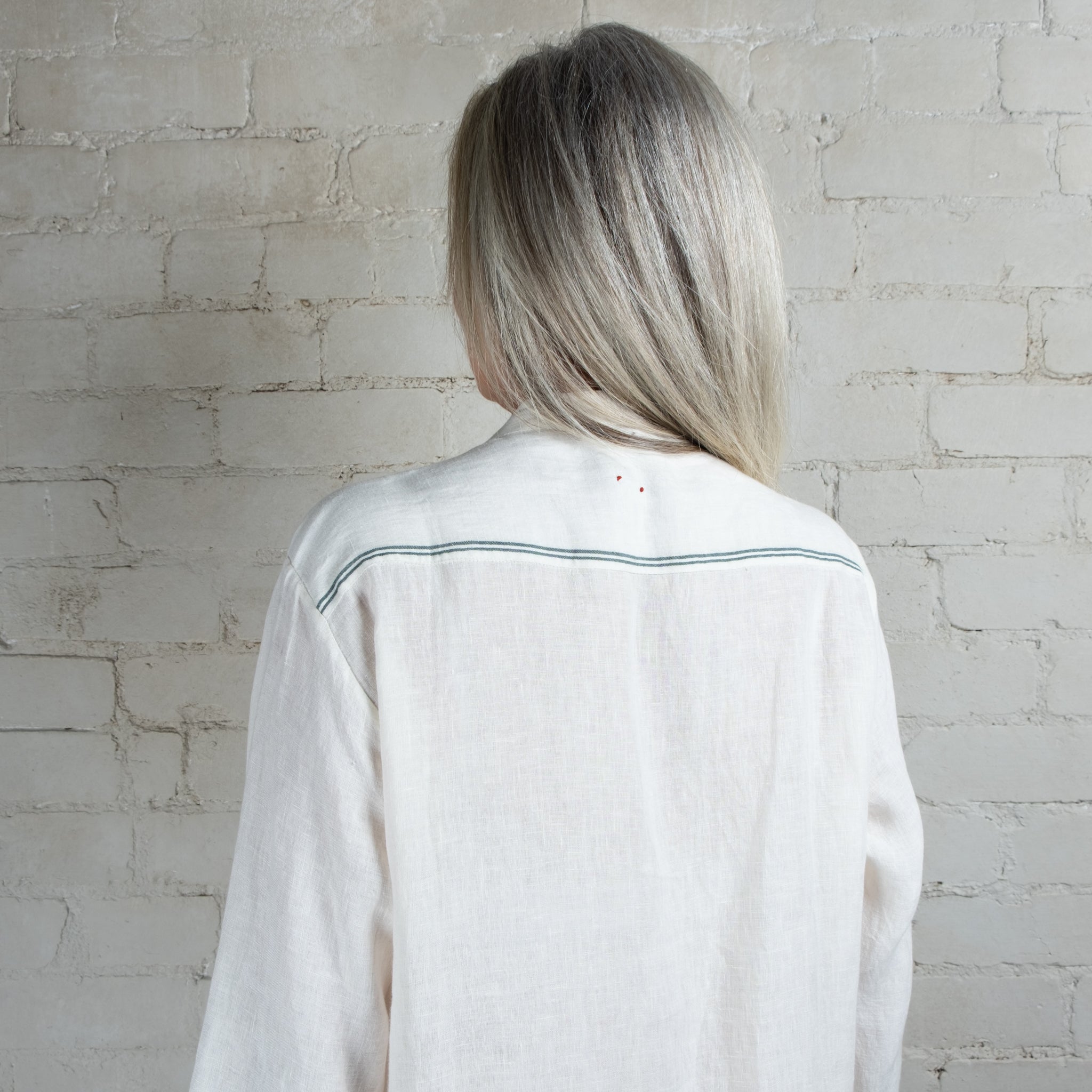 DVE Kiana Linen Pintuck Dress