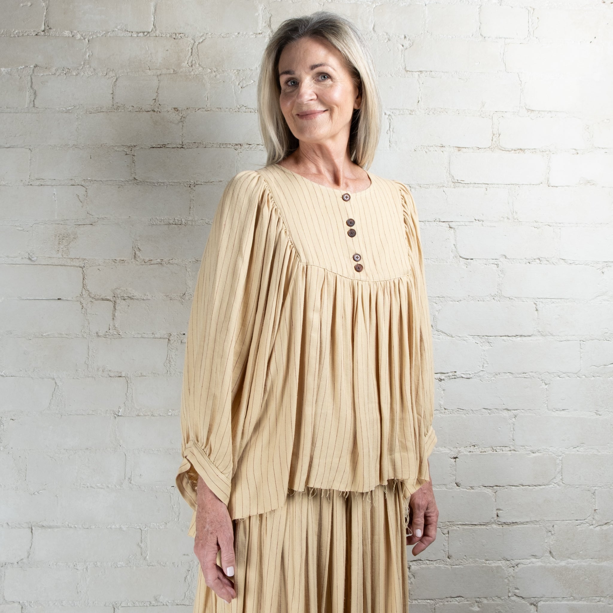 Aleksandr Manamaïs Herritage Treasury Striped Blouse