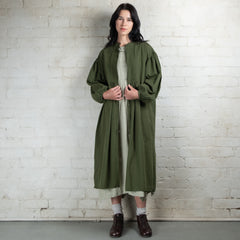 Violetta Linen Cotton Alba Pintuck Duster Dress