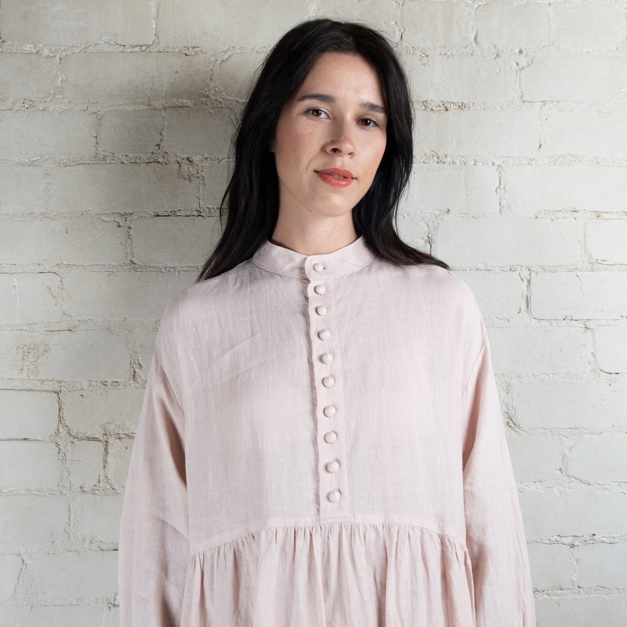 Ichi Antiquités French Linen Dress