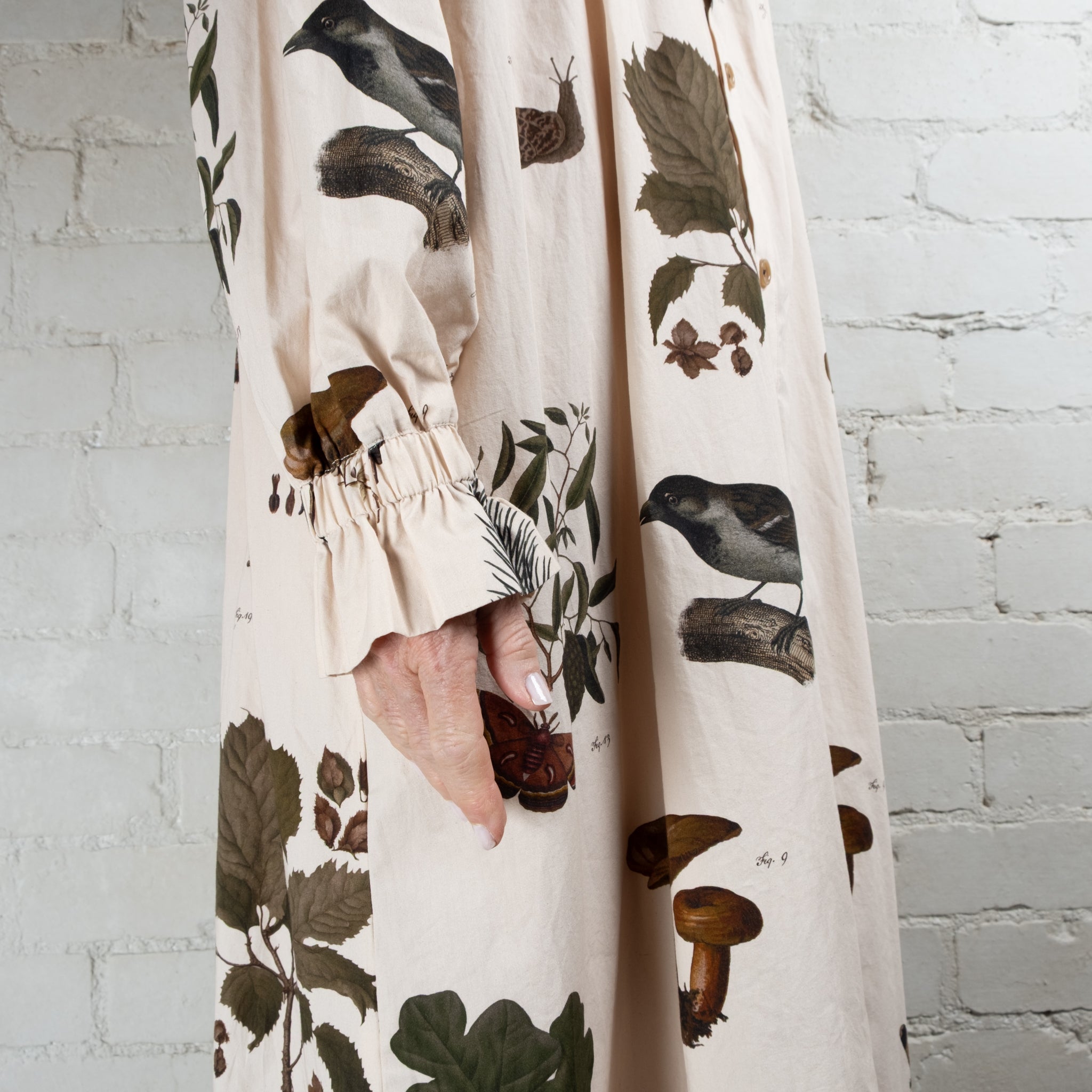 Aleksandr Manamaïs Cordelia Automne Vert Dress