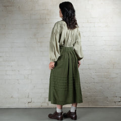 Violetta Prairie Linen Cotton Skirt