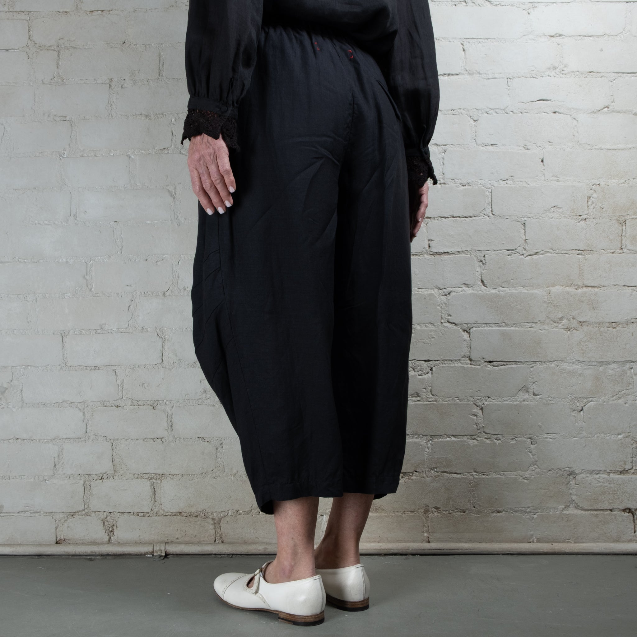 Hallelujah #4 Black Linen Pantalon Faun