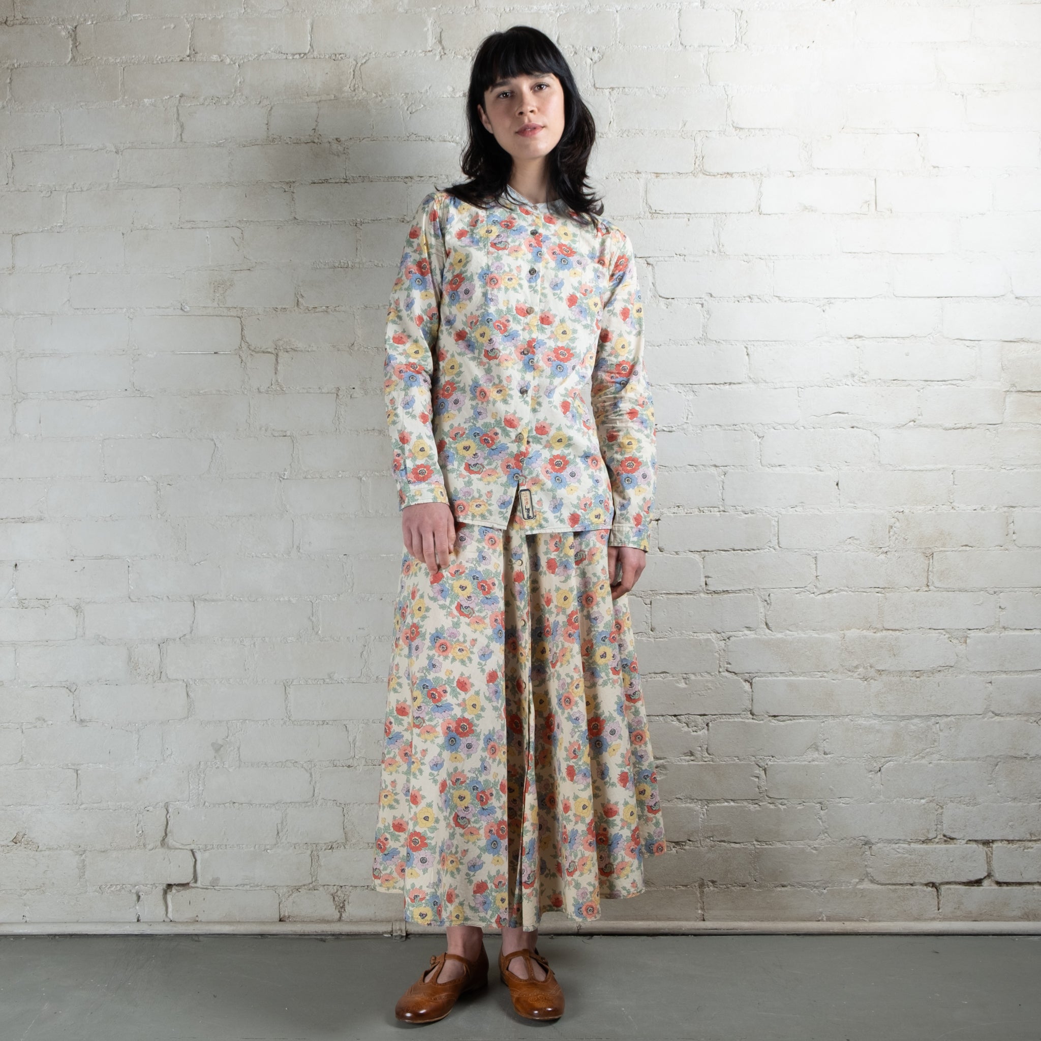 Scarti-Lab Cotton Floral Skirt