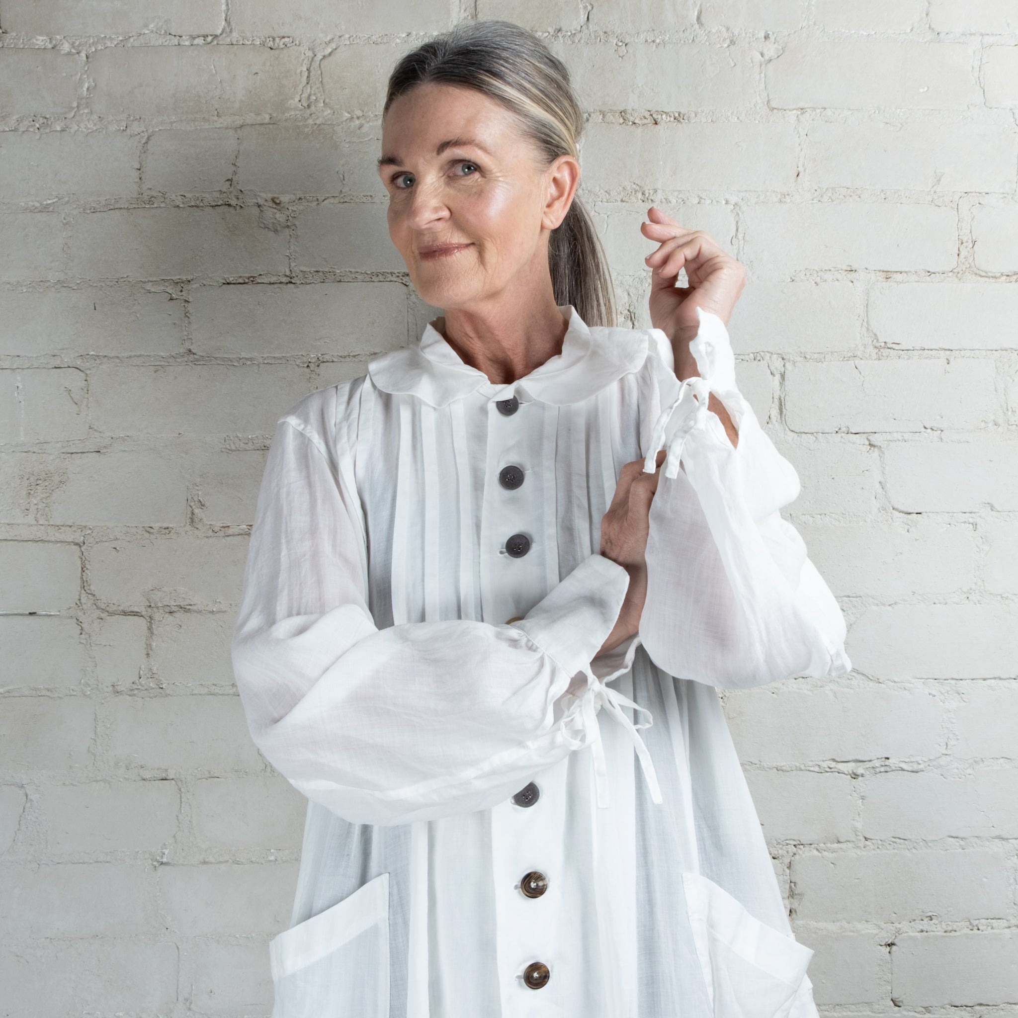 Hallelujah Off White #1 Manteau de Baptême