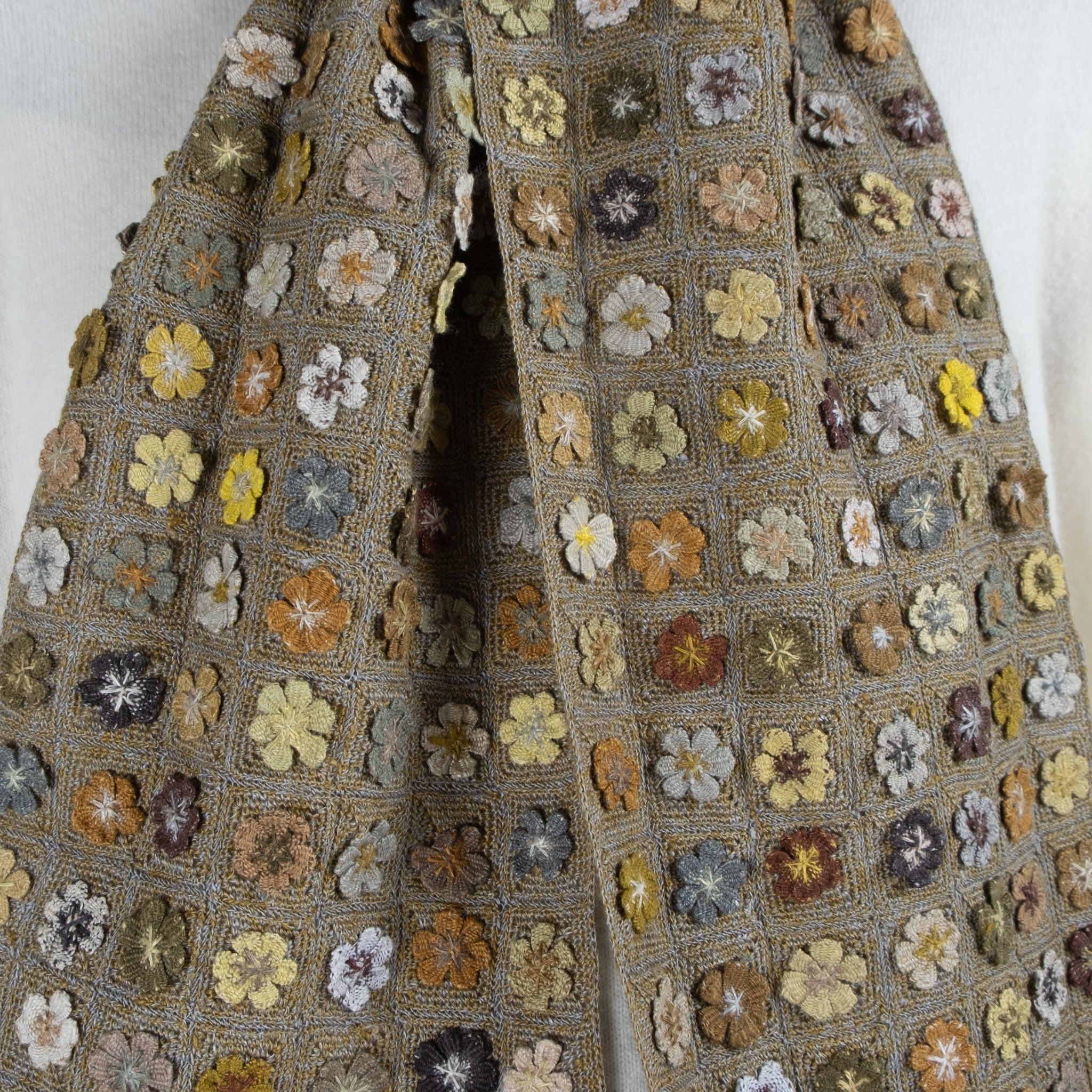 Sophie Digard Hand Crocheted Large Wool Scarf