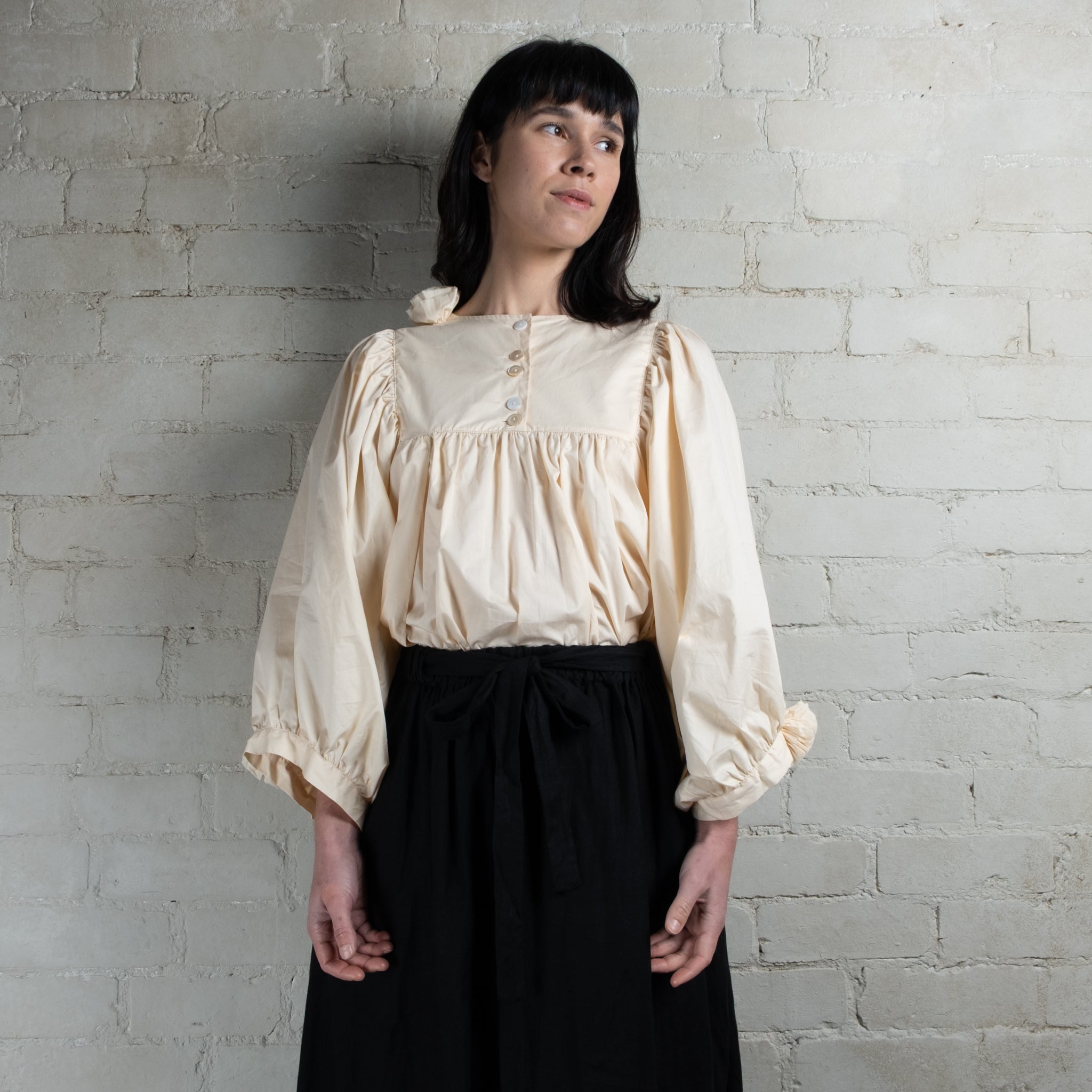 Aleksandr Manamis Linen Skirt