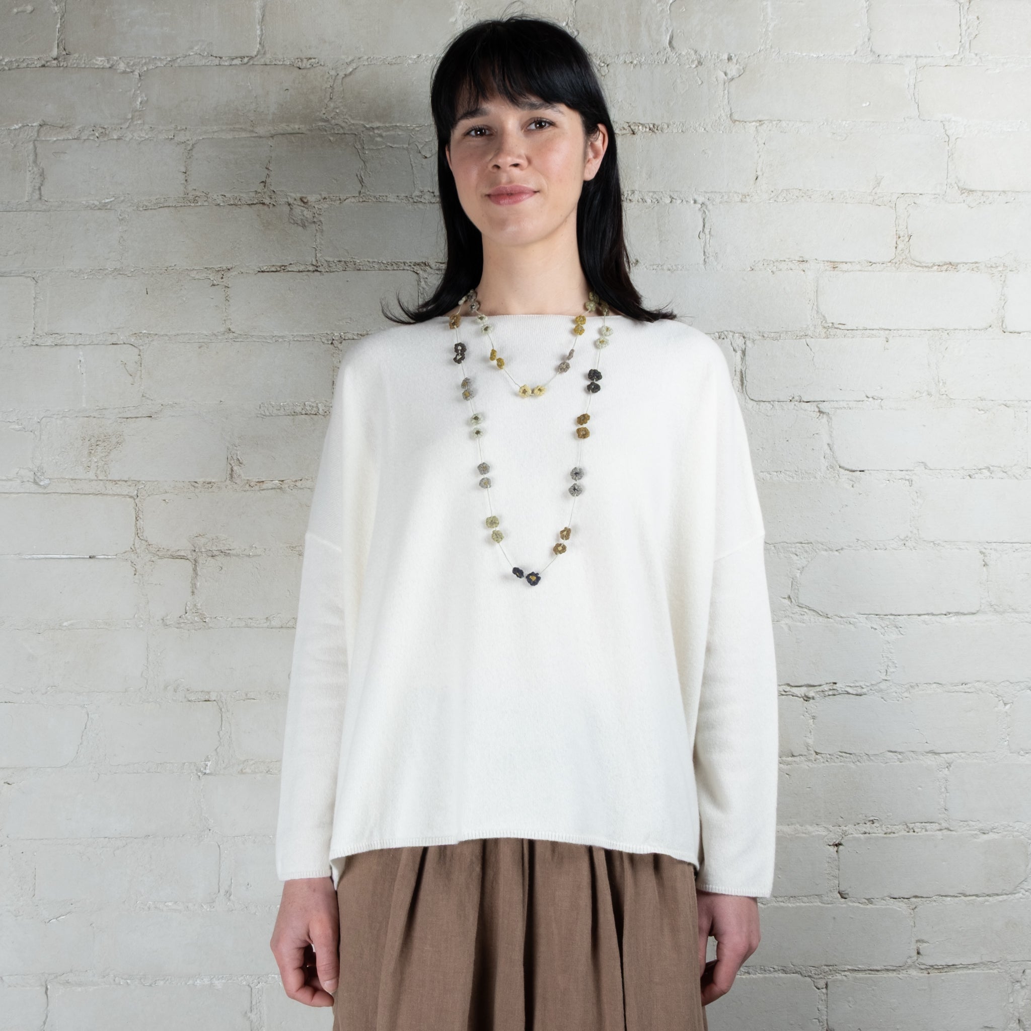Sophie Digard Hand Crafted Summer Gold Necklace