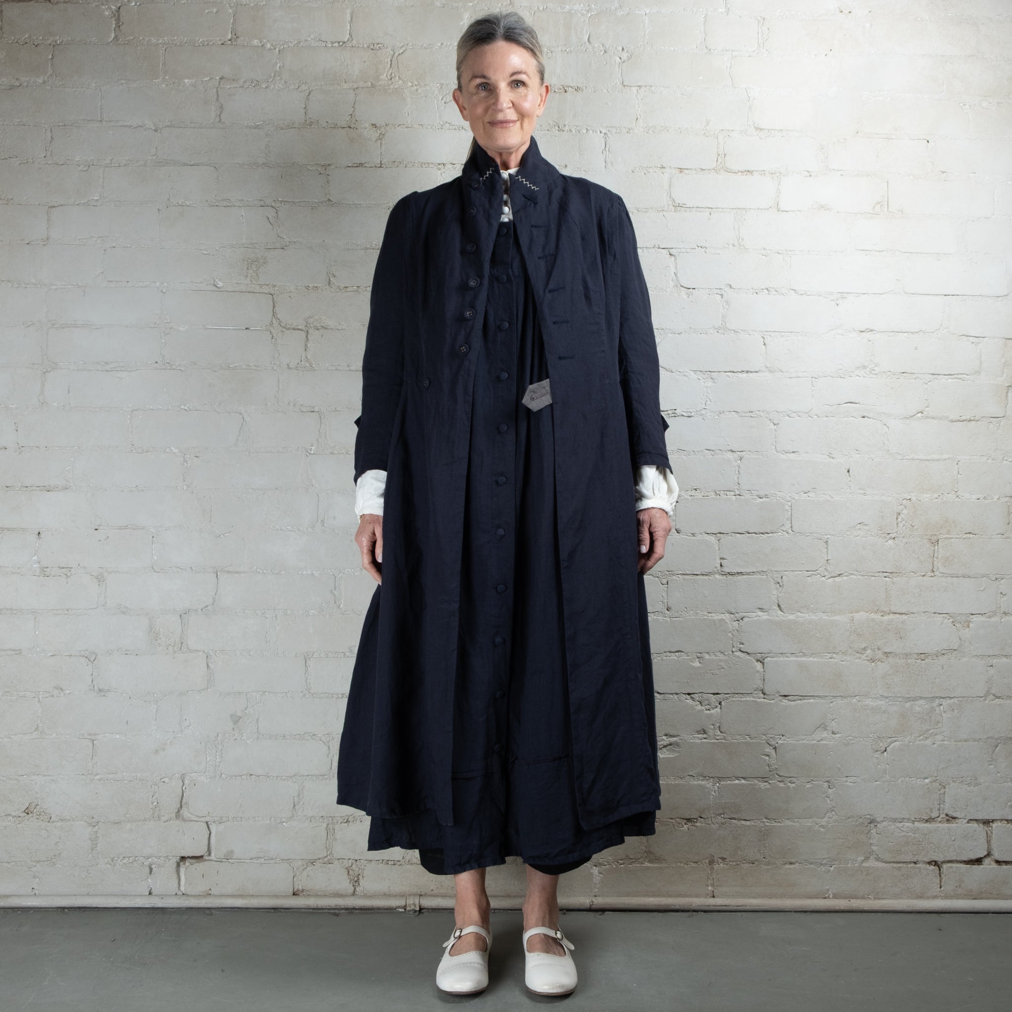 Hallelujah Navy #1 Manteau de Pompier 1800s Coat