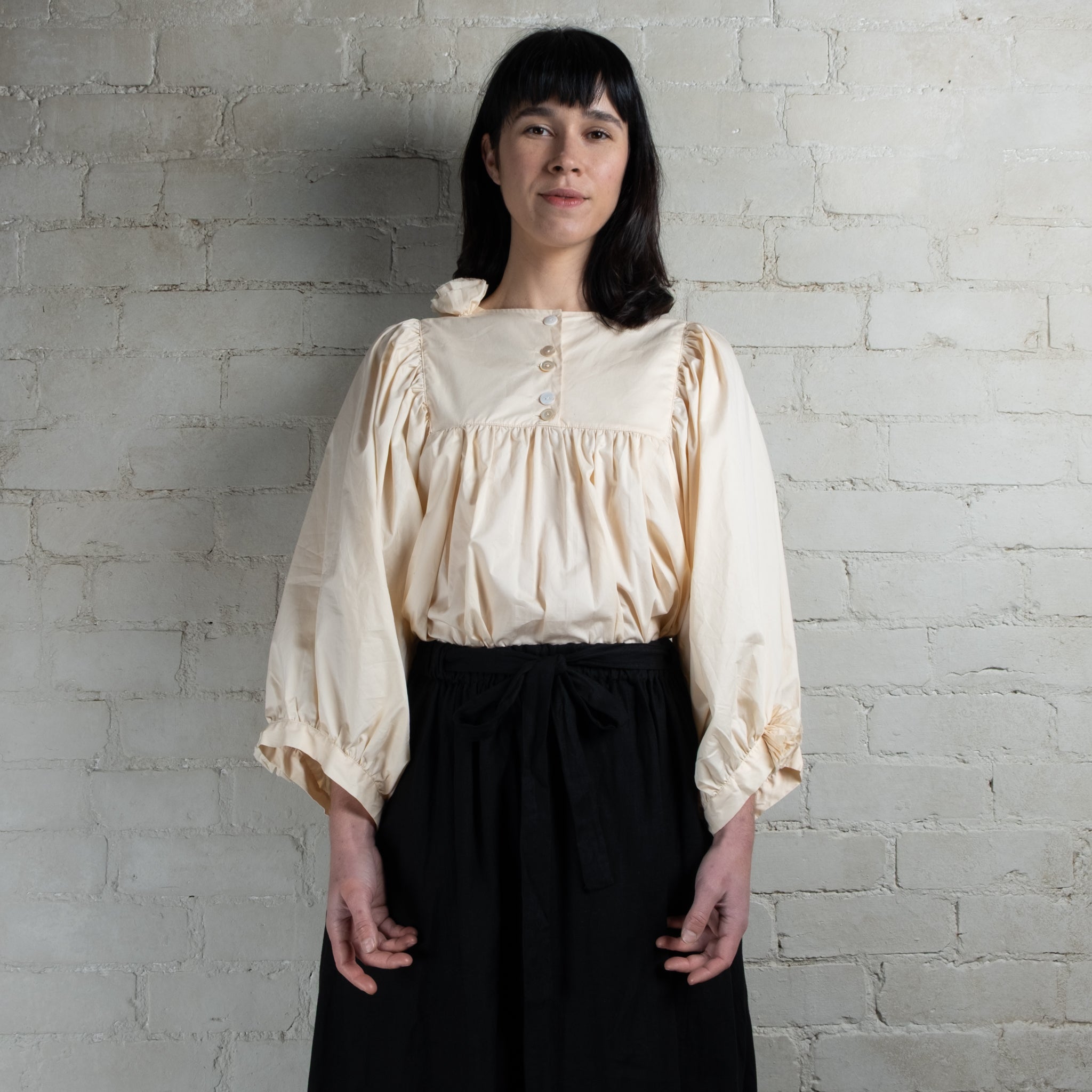Aleksandr Manamis Linen Skirt