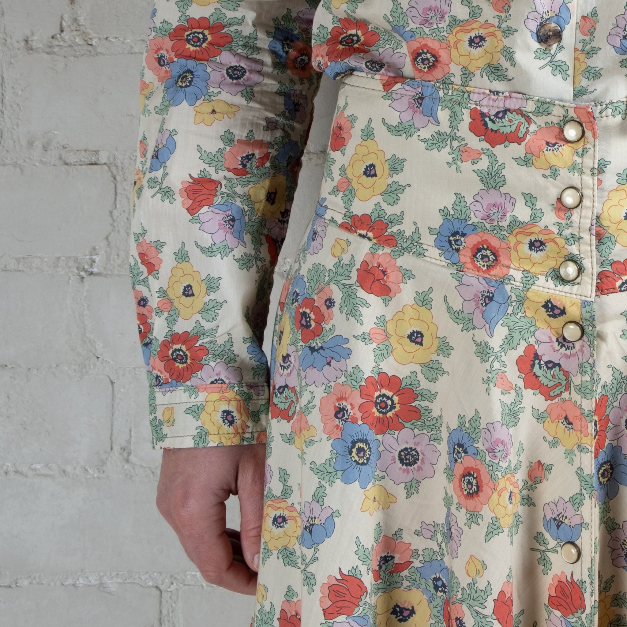 Scarti-Lab Cotton Floral Skirt