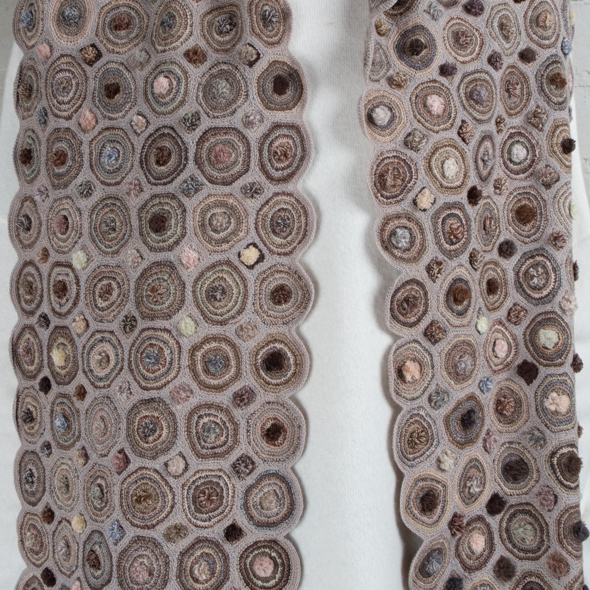 Sophie Digard Hand Crocheted Large Wool Scarf