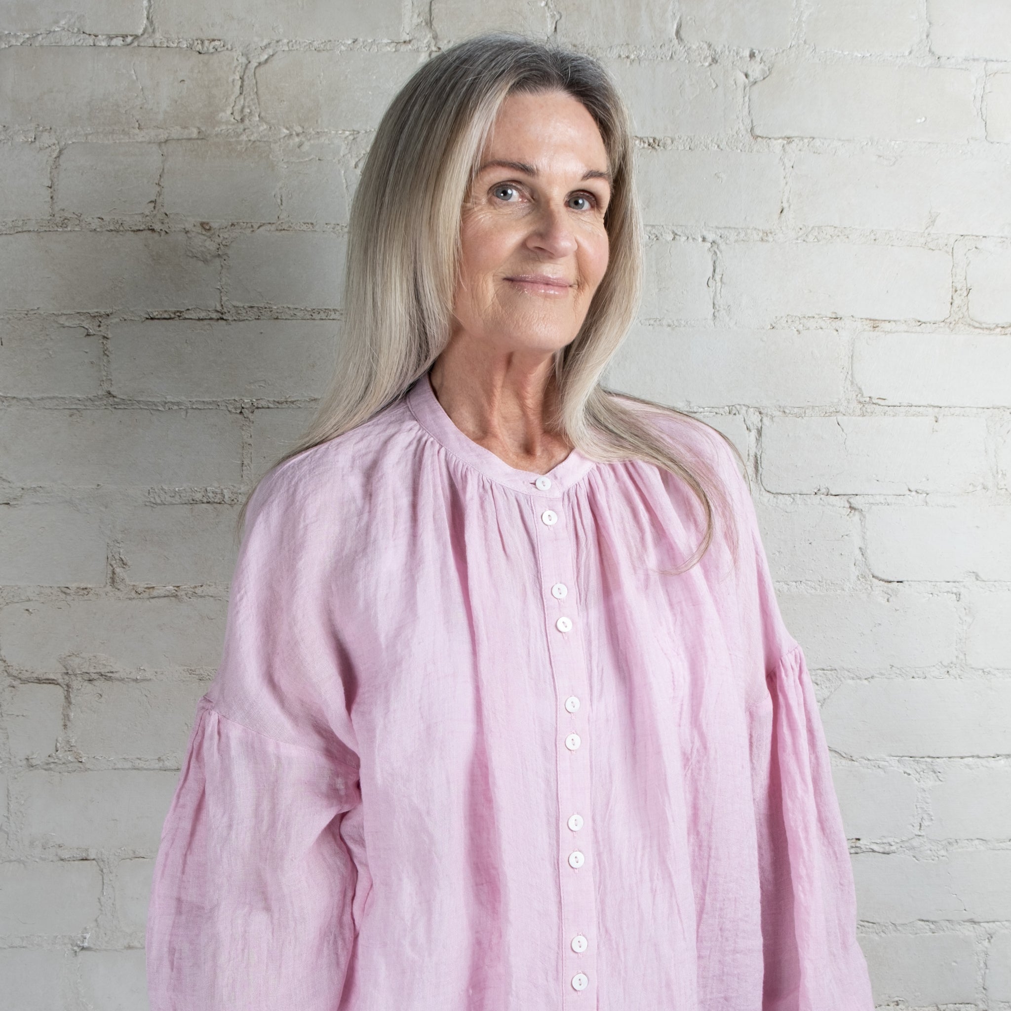 Violetta Mathilde Linen Gauze Blouse