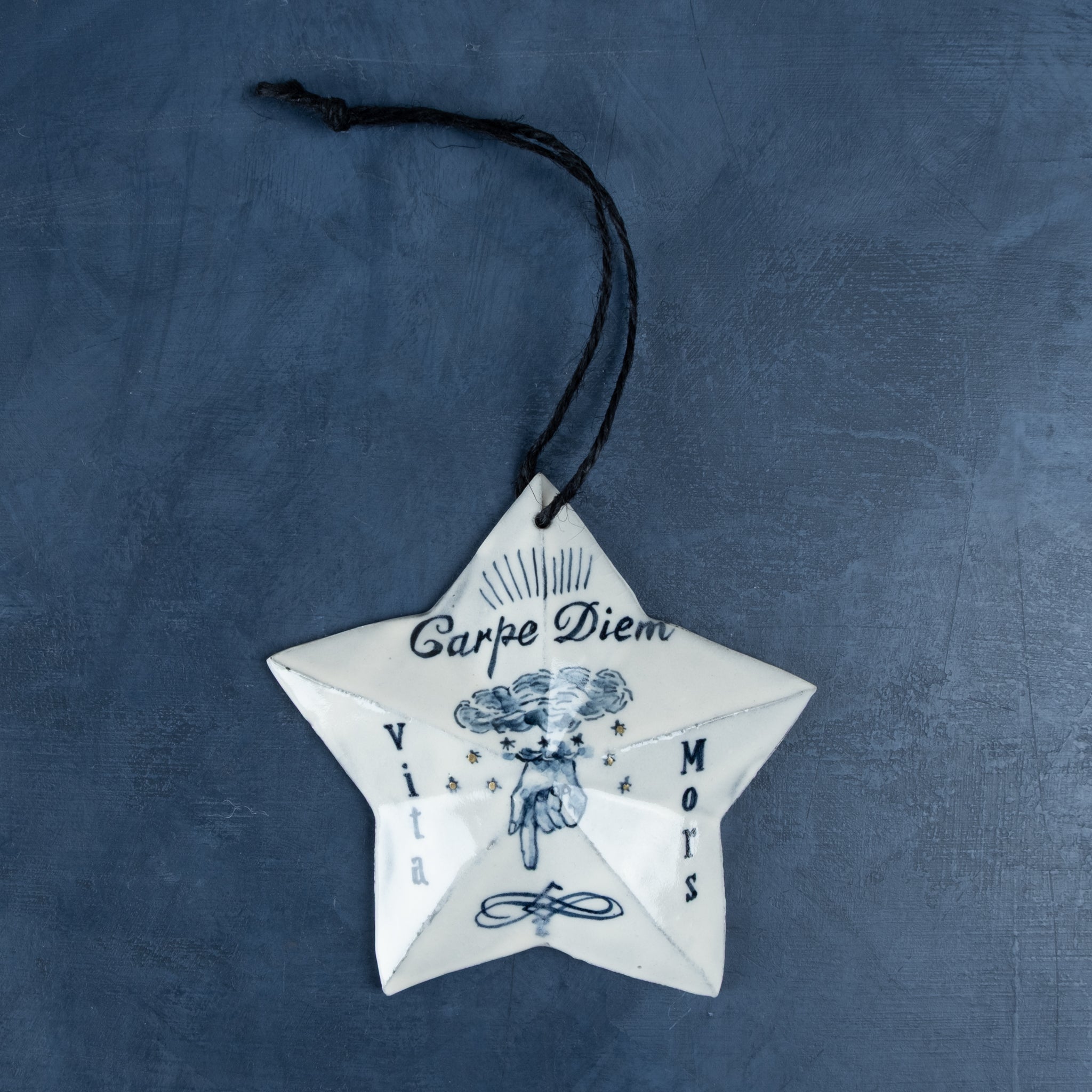 Ceramic Star Ornament By Arii Momoyo Pottery